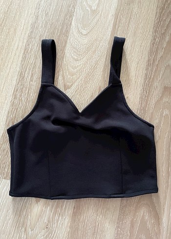 Zara Siyah Mini Sporcu Büstiyer