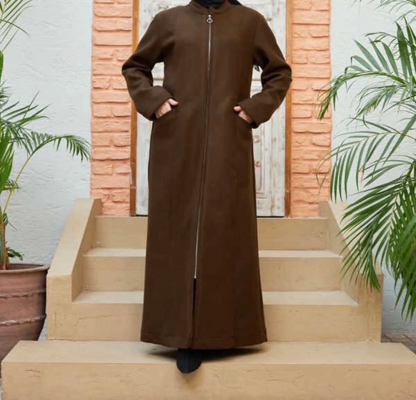 Kahverengi Kaşe Pardesü - Görsel 2