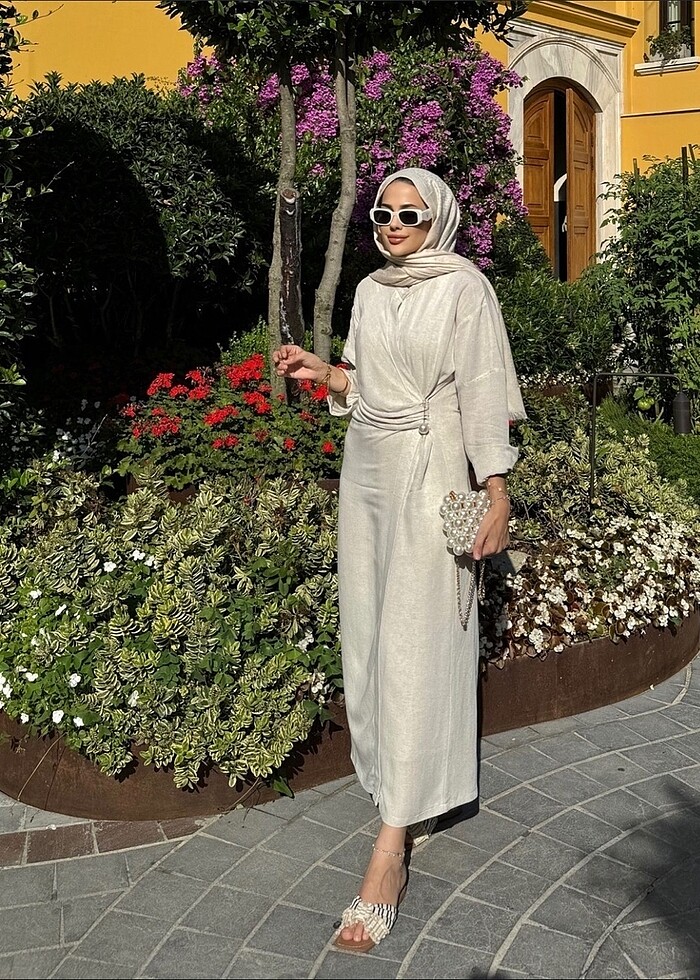 Keten Elbise - Görsel 2