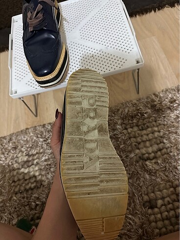 39 Beden lacivert Renk Prada Leather