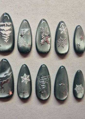 Cat Eye Jel Takma Tırnak - Görsel 2