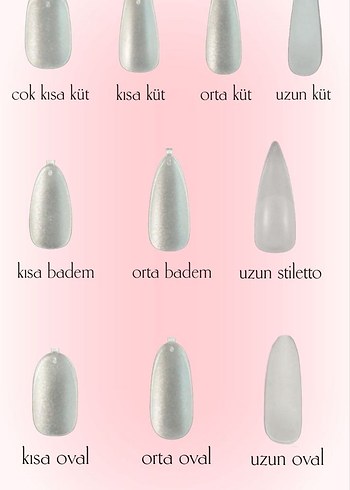 Cat Eye Ombre Jel Takma Tırnak - Görsel 3