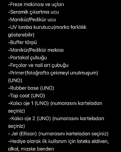 Kalıcı Oje-Jel Güçlendirme-Manikür/Pedikür seti - Görsel 9