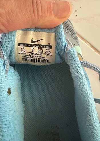 37,5 Beden mavi Renk Nike ayakkabı