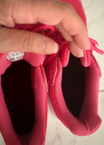 37,5 Beden pembe Renk Adidas Pembe Bağcıklı Spor Ayakkabı