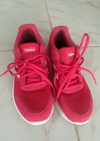 Adidas Pembe Bağcıklı Spor Ayakkabı