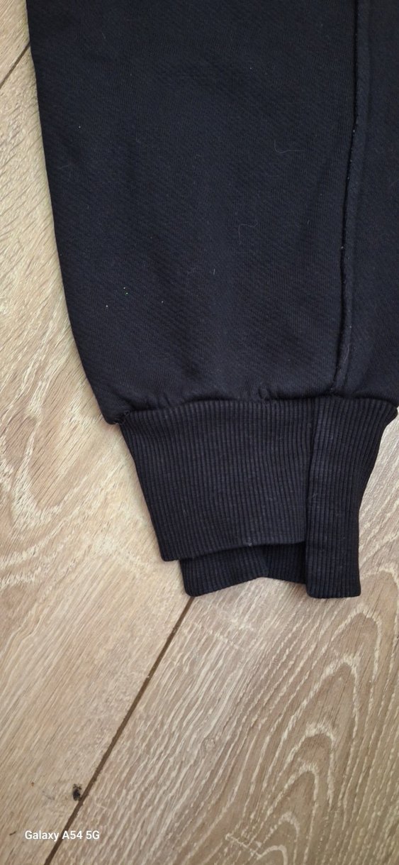 Erkek Siyah Rahat Kesim Eşofman Altı - Görsel 2