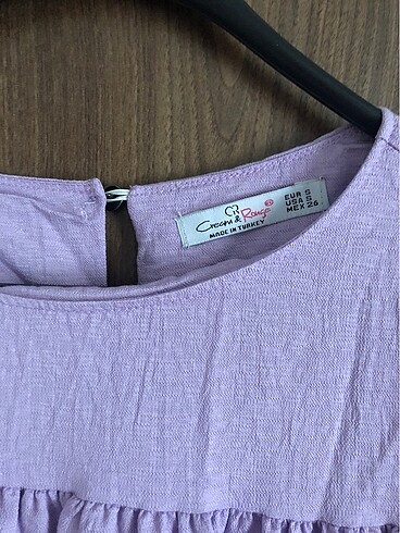 Zara Lila poplin elbise