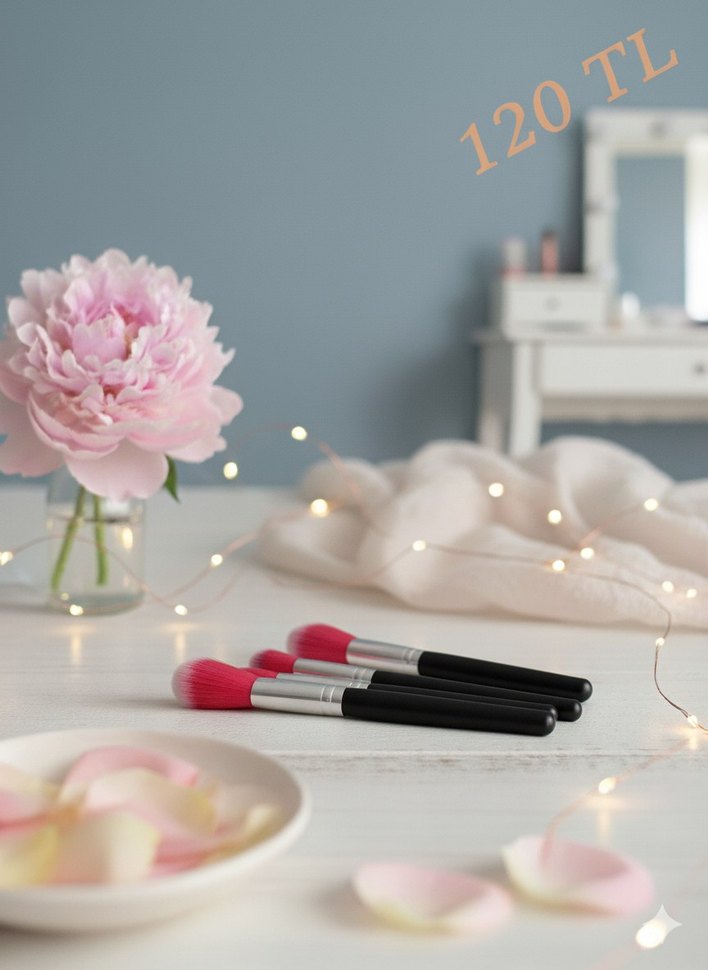 siyah Renk 7 Parça Fırça Seti - IZLA - Görsel 2