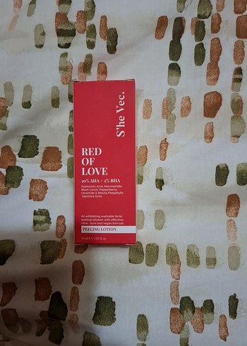 She Vec. Red of Love Peeling Losyon