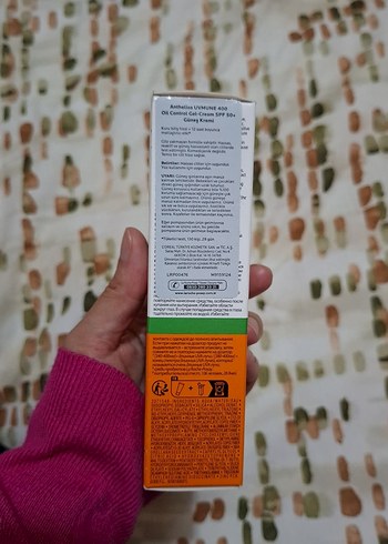 Beden La Roche-Posay Anthelios UVMune 400 SPF 50+ Jel Krem