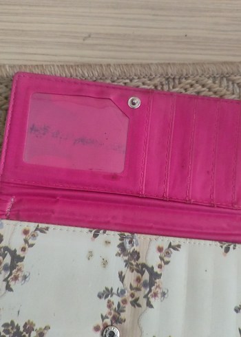 eski vintage Tarz Nakışlı Fermuarlı Kadın Cüzdanı - Görsel 2