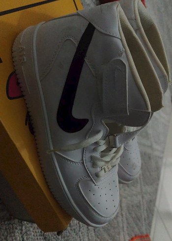 Beyaz Nike erkek Spor Ayakkabı - Görsel 5