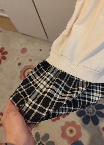 Kahverengi Baskılı Kız Sweatshirt - Görsel 3