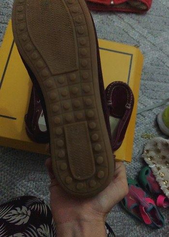 süet anne kız Bordo Süet Tokalı Erkek Çocuk Loafer - Görsel 2