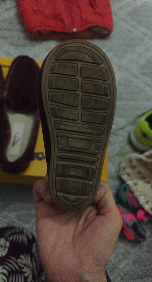 süet anne kız Bordo Süet Tokalı Erkek Çocuk Loafer - Görsel 3