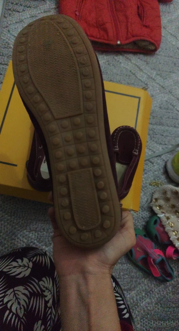 süet anne kız Bordo Süet Tokalı Erkek Çocuk Loafer - Görsel 2