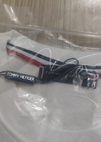 Tommy Hilfiger Erkek Baskılı Tişört Beyaz - Görsel 2