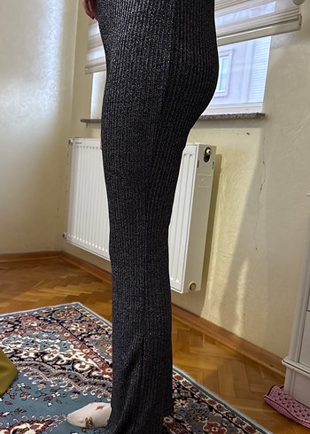 Gri Triko Kadın Pantolon - Görsel 3