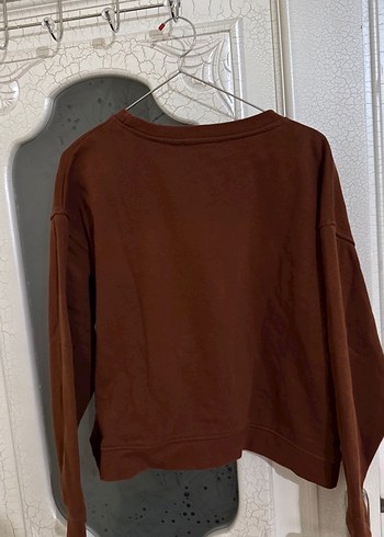Kadın Koyu Kahverengi  Sweatshirt - Görsel 5