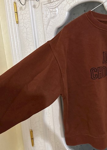 Kadın Koyu Kahverengi  Sweatshirt - Görsel 4