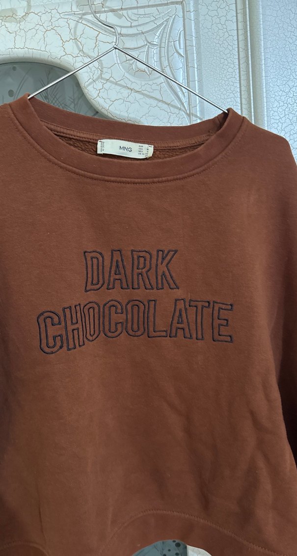 Kadın Koyu Kahverengi  Sweatshirt - Görsel 2