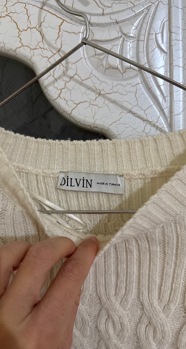 Kadın Bohem Örgü Kazak - Görsel 2