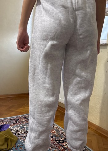 Gri Kadın Rahat Kesim Eşofman Altı - Görsel 3