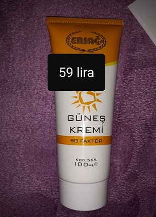 Ersağ GÜNEŞ kremi 