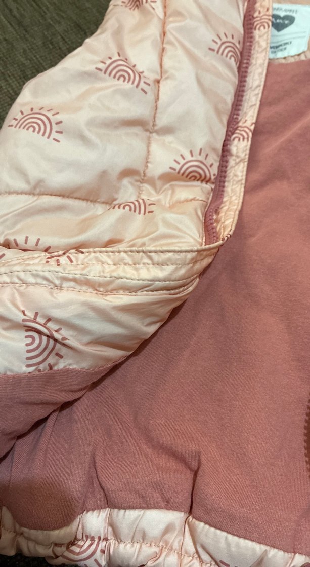 Kız Çocuk Fermuarlı Pembe Kapüşonlu Yelek - Görsel 3