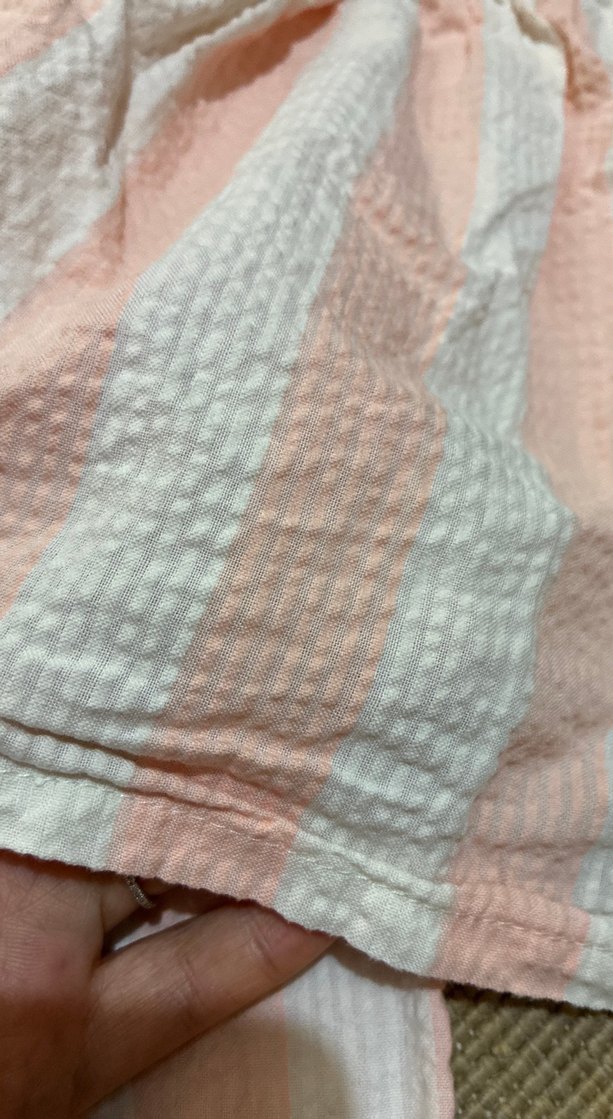 Pembe Çizgili Pilili Bebek Kız Takımı - Görsel 5