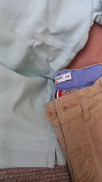4 Yaş Beden çeşitli Renk Janvas pantalon