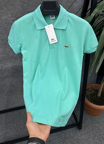 Su yeşili poloyaka Lacoste t-shirt 