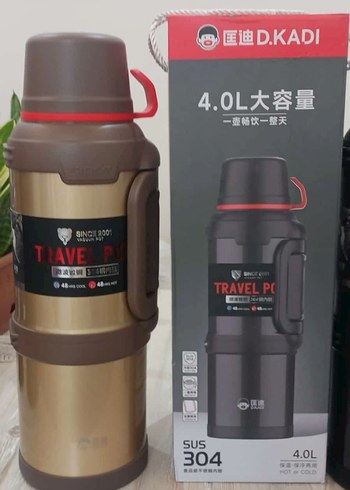 Beden gri Renk 4.0L Gri Çelik Termos - DKADI