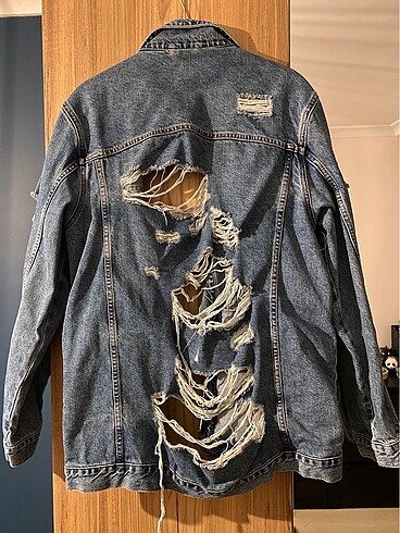 Diğer Distressed kot ceket