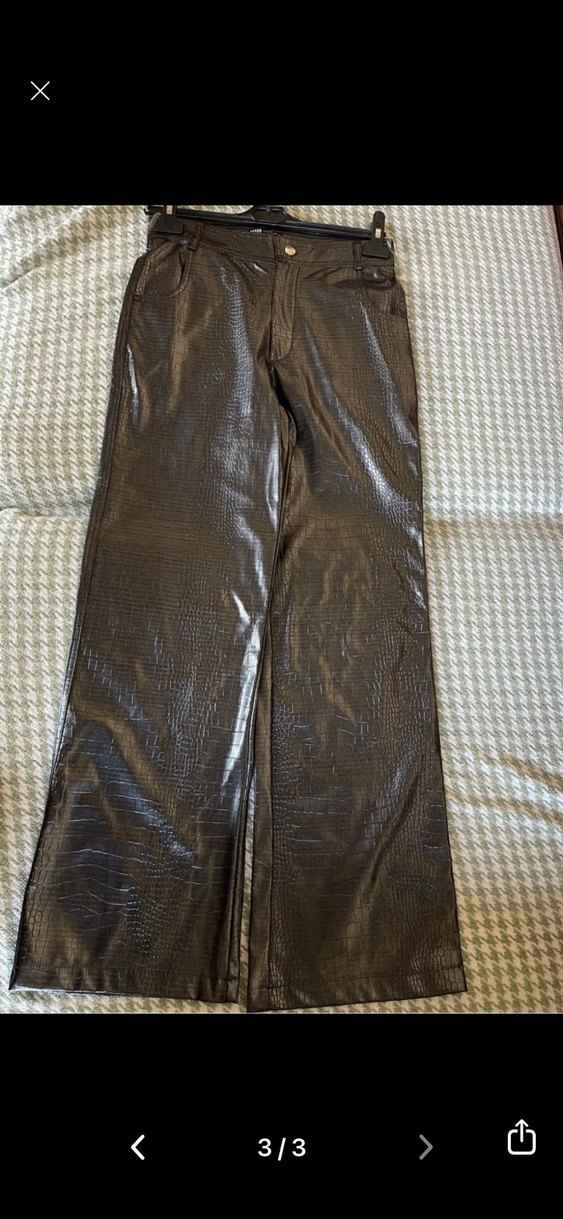 DERİ pantolon - Görsel 2