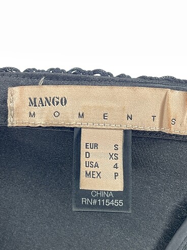 s Beden siyah Renk Mango Kısa Elbise %70 İndirimli.