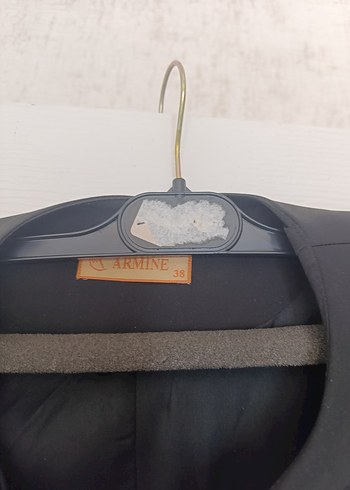 Arzum Düğmeli Siyah Kadın Blazer Ceket