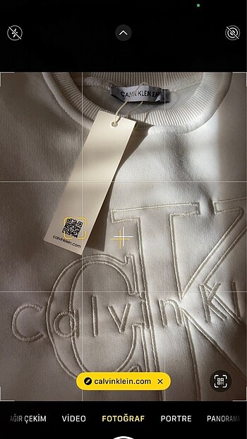 m Beden beyaz Renk calvin klein sweatshirt