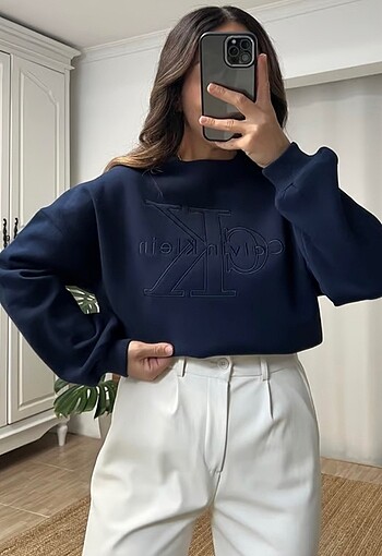 m Beden lacivert Renk Calvin Klein Sweatshirt