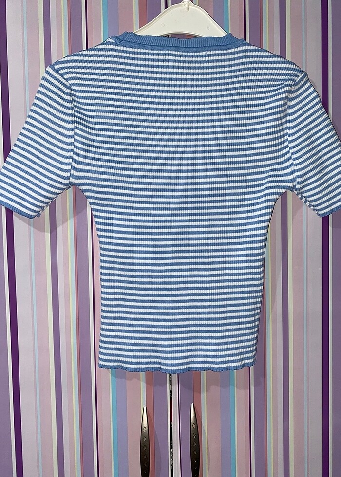 Çizgili Bluz - Görsel 2