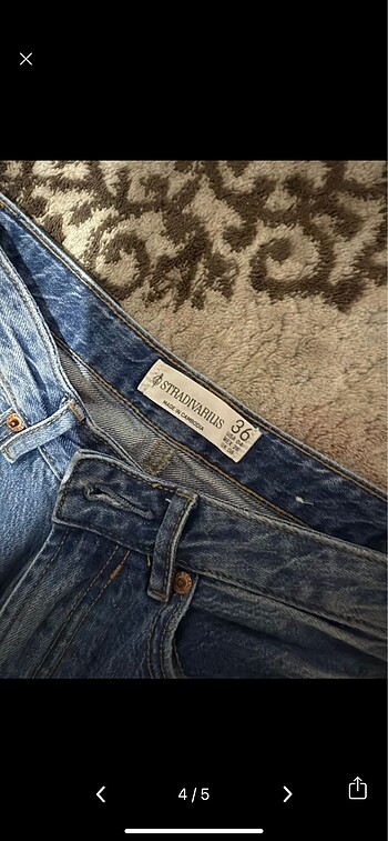 36 Beden mavi Renk D98 Jeans Stradivarius
