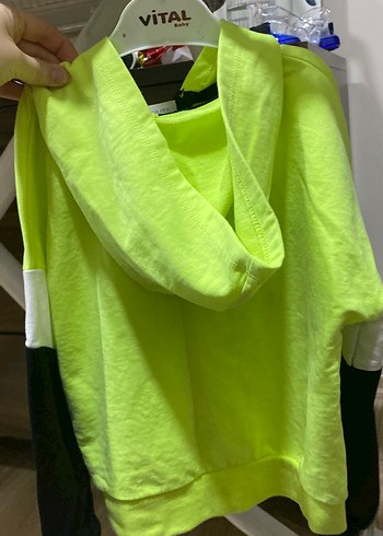 Sarı Zincir Detaylı Erkek Sweatshirt - Görsel 3