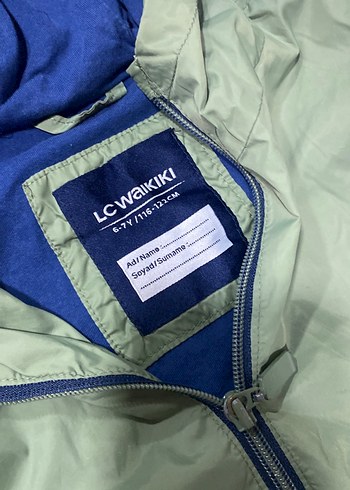 Erkek Kapüşonlu Yeşil Rüzgarlık - Görsel 3