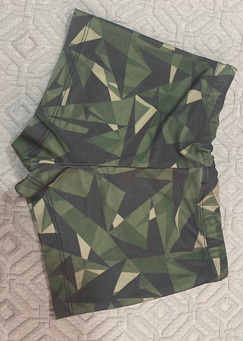 Erkek Kamuflaj Desenli Mini deniz şortu - Görsel 2