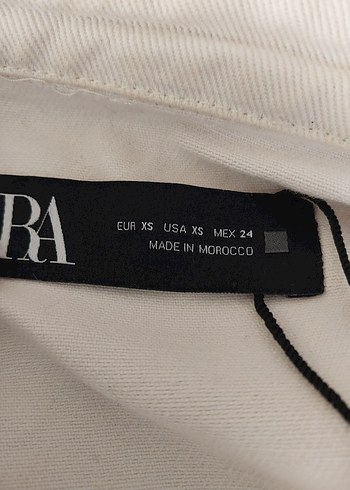 zara crop kot ceket - Görsel 7