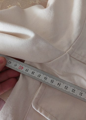 zara crop kot ceket - Görsel 4