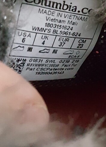 COLUMBIA KAR BOTU - Görsel 7