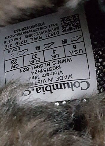 COLUMBIA KAR BOTU - Görsel 8