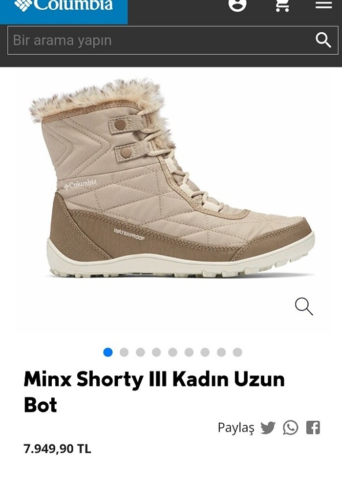 COLUMBIA KAR BOTU - Görsel 4